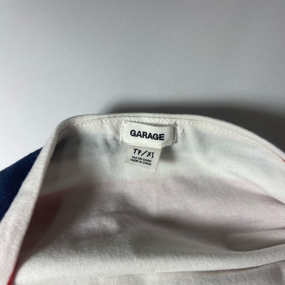 Garage red white and blue tube top size:tp/xs - Picture 2 of 2